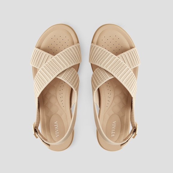 Vivaia Pamela Pro Sandals Size 11 color: Almond Beige $149 - Picture 10 of 13